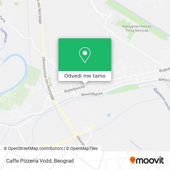 Caffe Pizzeria Vožd mapa