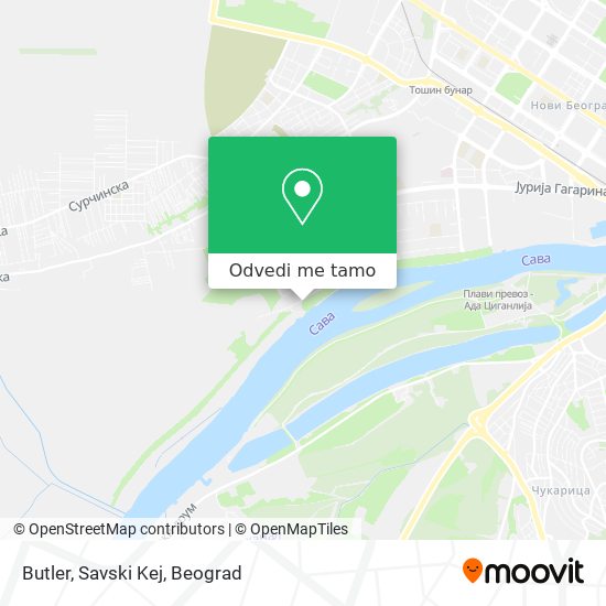 Butler, Savski Kej mapa