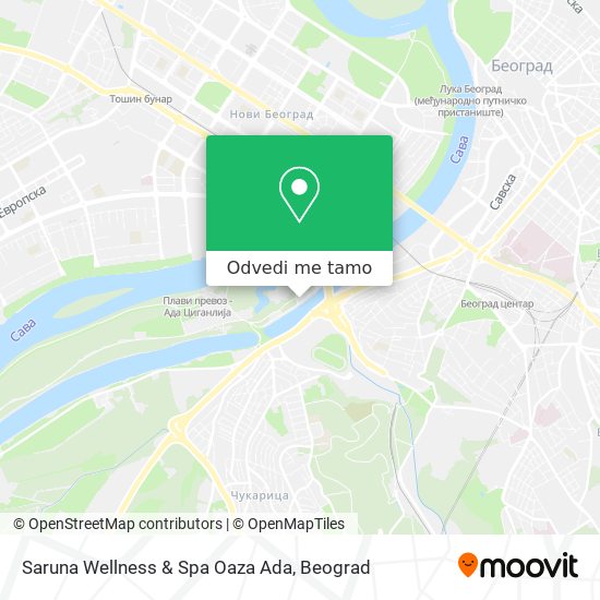 Saruna Wellness & Spa Oaza Ada mapa