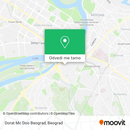 Dorat Mc Doo Beograd mapa