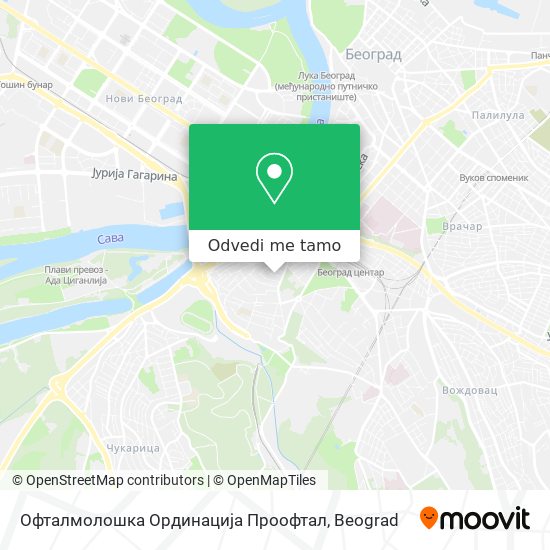 Офталмолошка Ординација Проофтал mapa