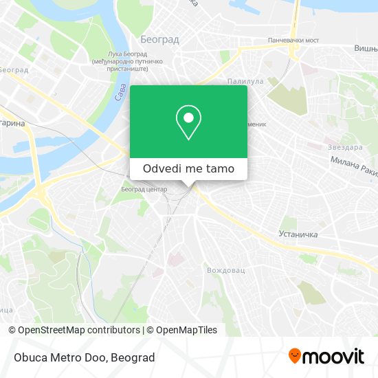 Obuca Metro Doo mapa