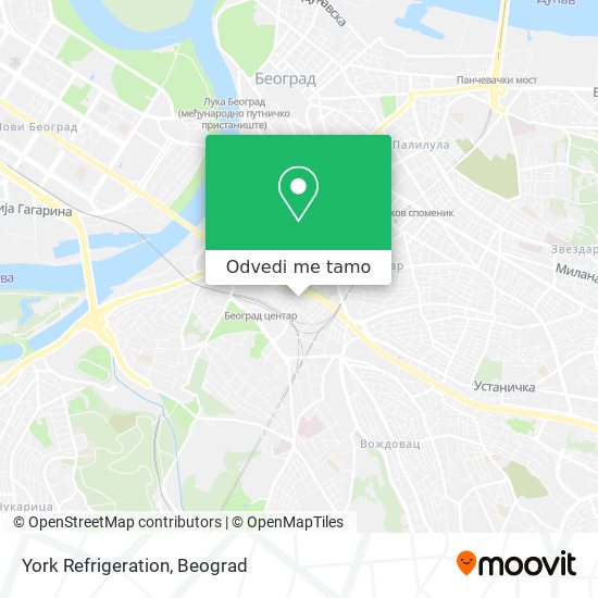 York Refrigeration mapa