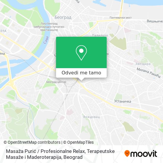 Masaža Purić / Profesionalne Relax, Terapeutske Masaže i Maderoterapija mapa