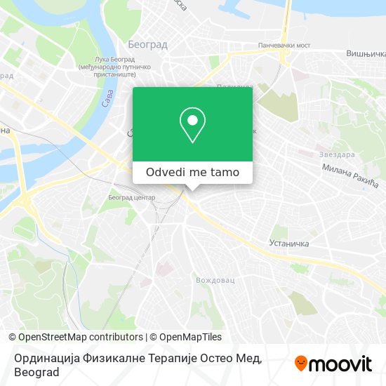 Ординација Физикалне Терапије Остео Мед mapa