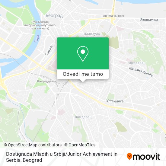 Dostignuća Mladih u Srbiji / Junior Achievement in Serbia mapa