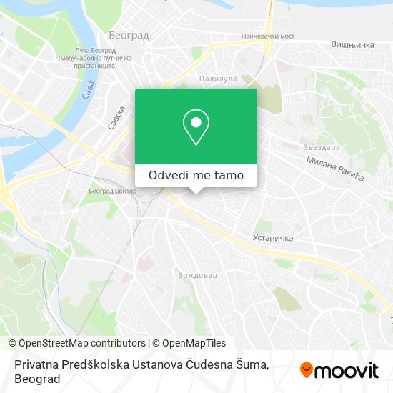 Privatna Predškolska Ustanova Čudesna Šuma mapa