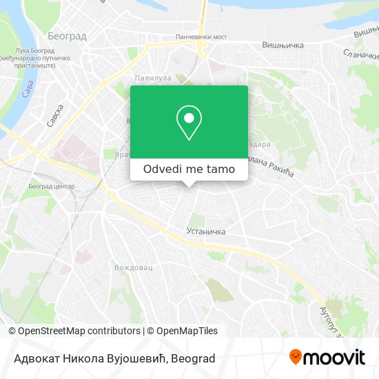 Адвокат Никола Вујошевић mapa