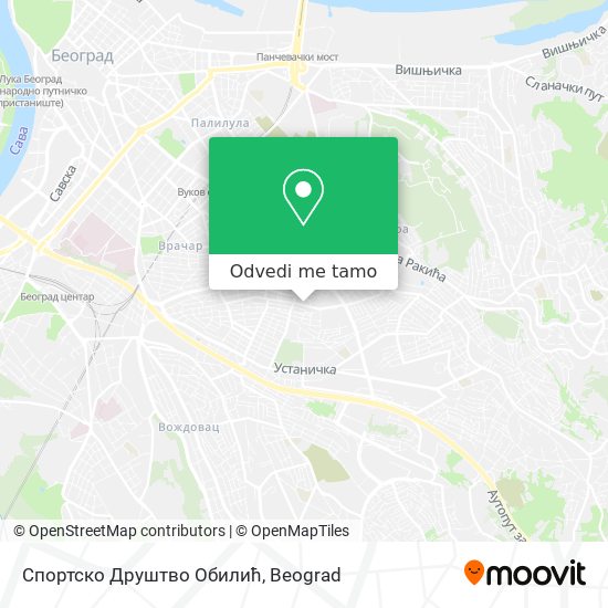 Спортско Друштво Обилић mapa