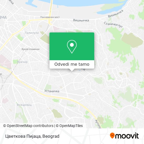 Цветкова Пијаца mapa