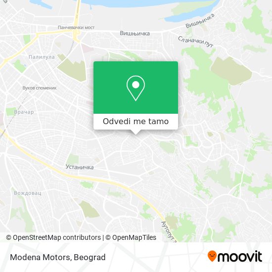 Modena Motors mapa