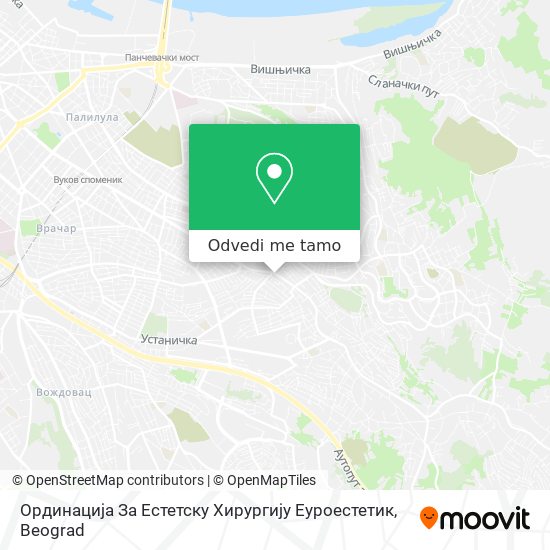 Ординација За Естетску Хирургију Еуроестетик mapa