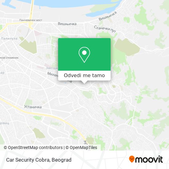 Car Security Cobra mapa