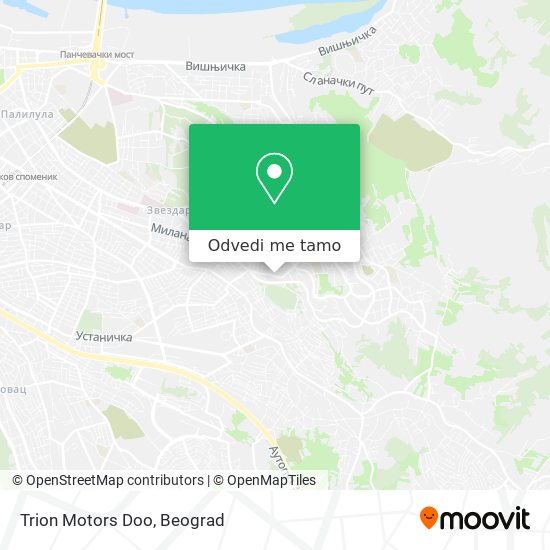 Trion Motors Doo mapa