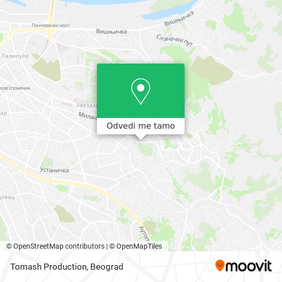Tomash Production mapa