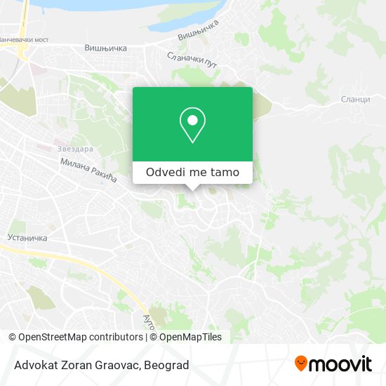 Advokat Zoran Graovac mapa