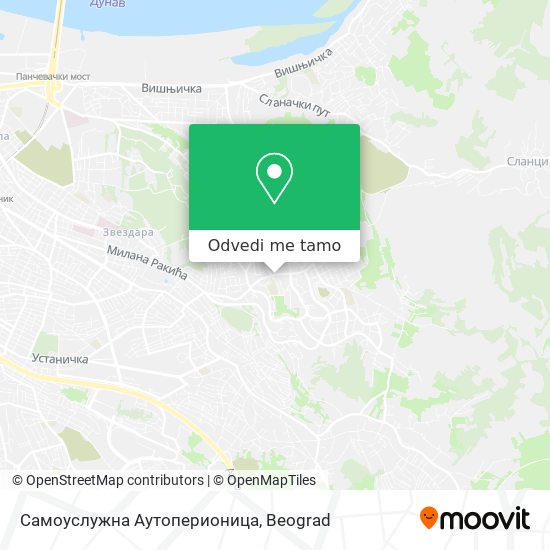 Самоуслужна Аутоперионица mapa