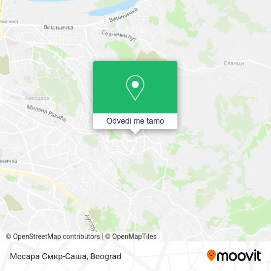Месара Смкр-Саша mapa