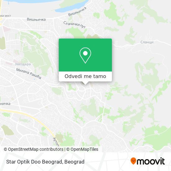 Star Optik Doo Beograd mapa