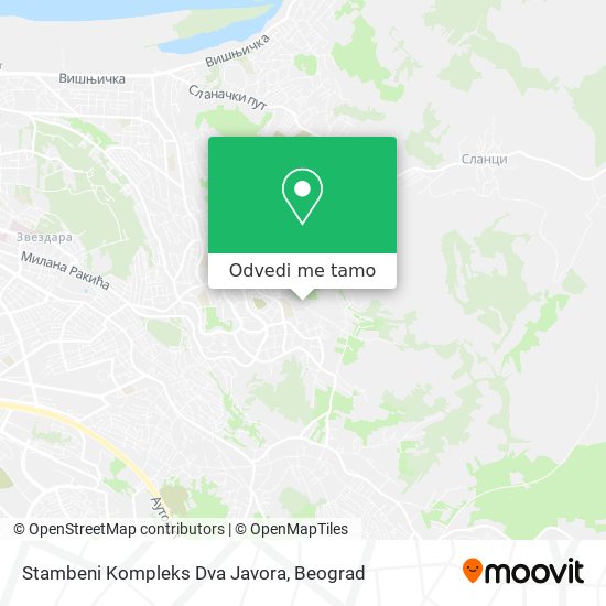 Stambeni Kompleks Dva Javora mapa