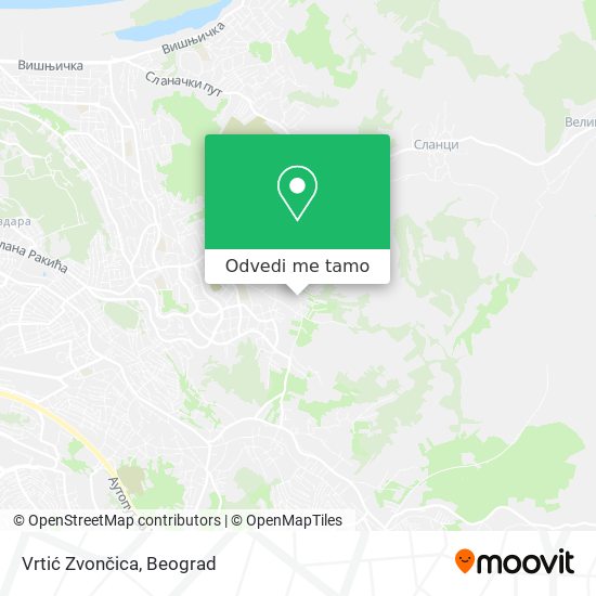 Vrtić Zvončica mapa