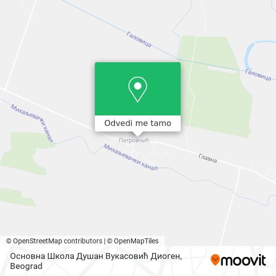 Основна Школа Душан Вукасовић Диоген mapa