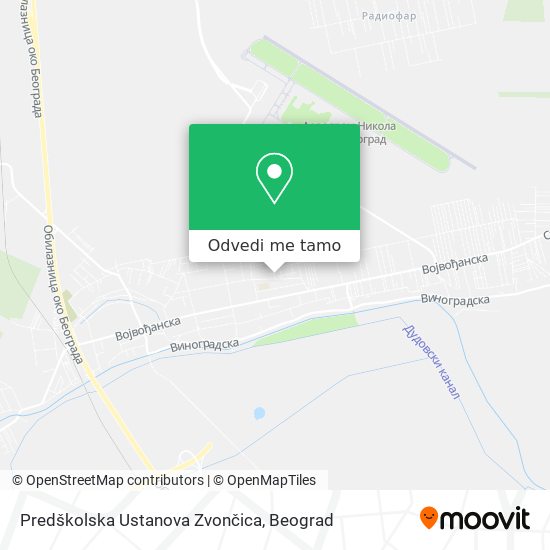 Predškolska Ustanova Zvončica mapa