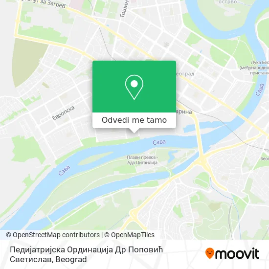 Педијатријска Ординација Др Поповић Светислав mapa