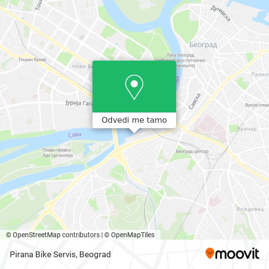 Pirana Bike Servis mapa