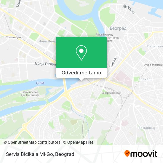 Servis Bicikala Mi-Go mapa