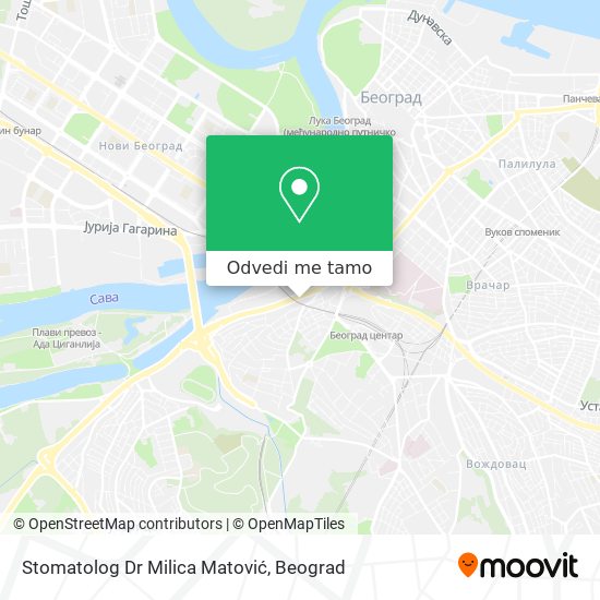 Stomatolog Dr Milica Matović mapa