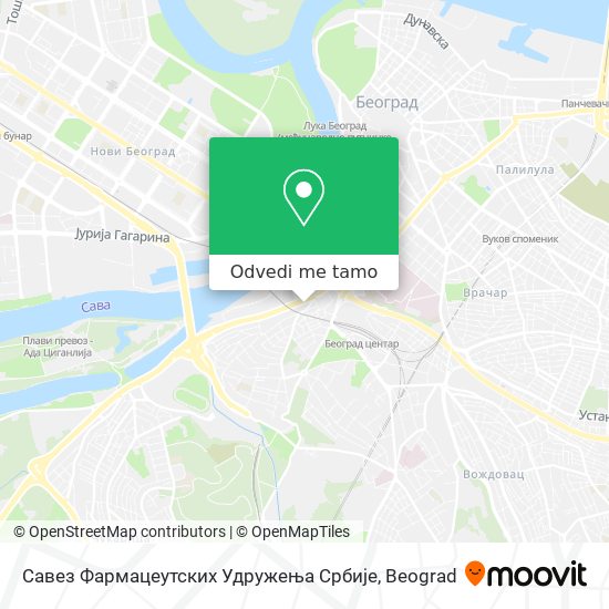 Савез Фармацеутских Удружења Србије mapa