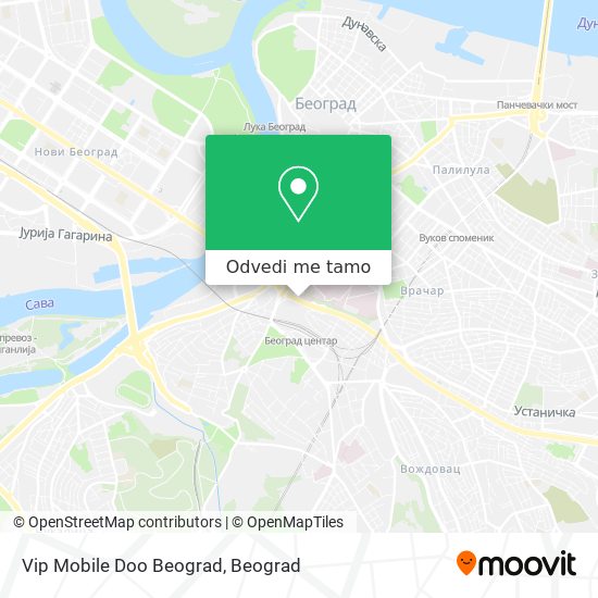 Vip Mobile Doo Beograd mapa