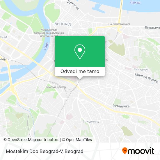 Mostekim Doo Beograd-V mapa