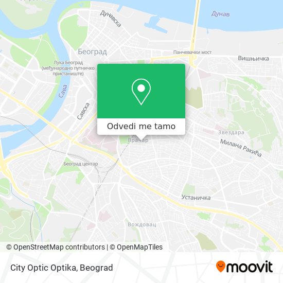City Optic Optika mapa