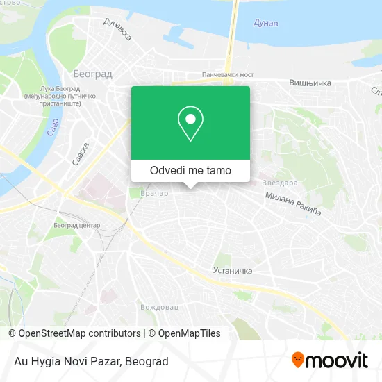 Au Hygia Novi Pazar mapa