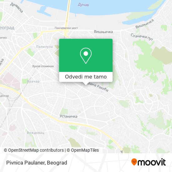 Pivnica Paulaner mapa