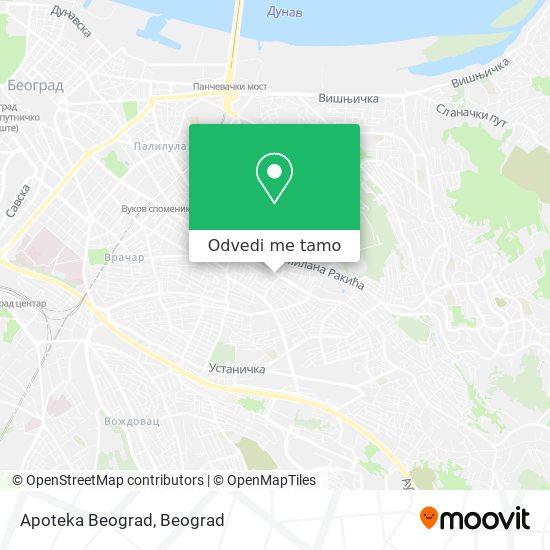 Apoteka Beograd mapa