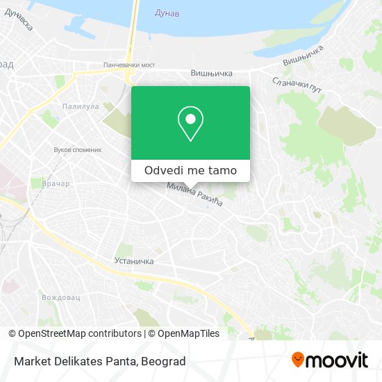 Market Delikates Panta mapa