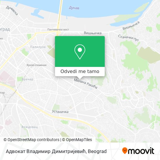 Адвокат Владимир Димитријевић mapa