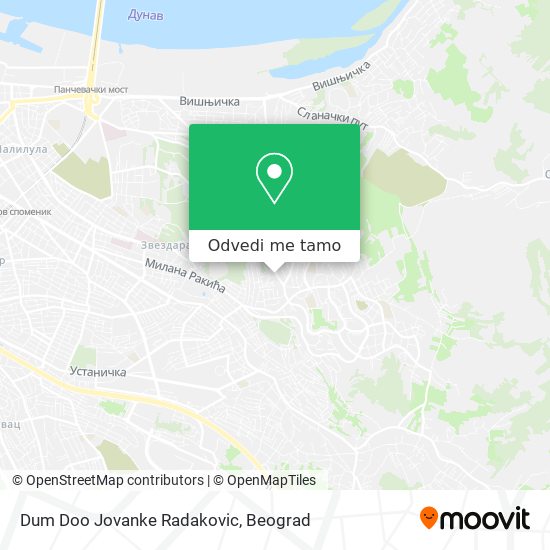 Dum Doo Jovanke Radakovic mapa