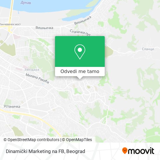 Dinamički Marketing na FB mapa