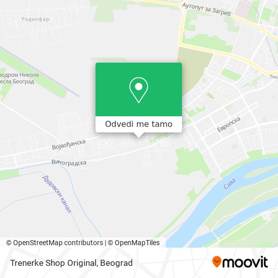 Trenerke Shop Original mapa