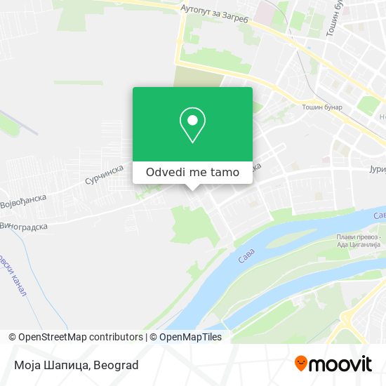 Моја Шапица mapa