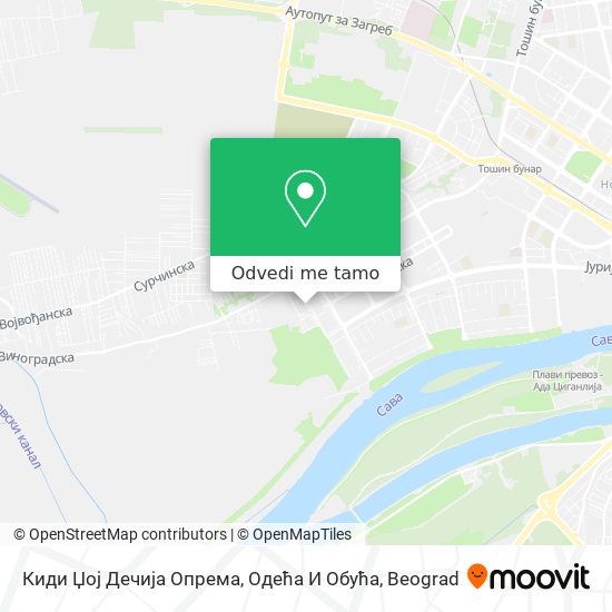 Киди Џој Дечија Опрема, Одећа И Обућа mapa