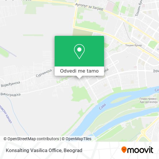 Konsalting Vasilica Office mapa