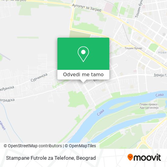 Stampane Futrole za Telefone mapa