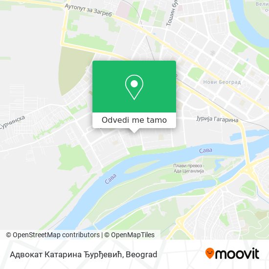 Адвокат Катарина Ђурђевић mapa