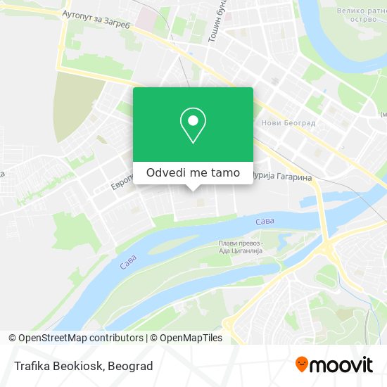 Trafika Beokiosk mapa