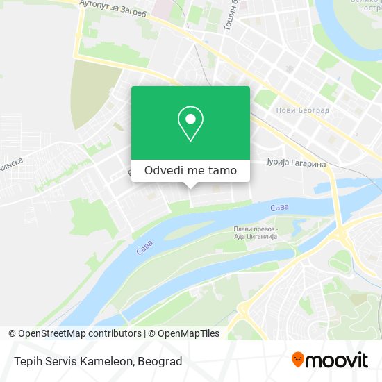 Tepih Servis Kameleon mapa